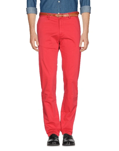 Shop Scotch & Soda Casual Pants In Red