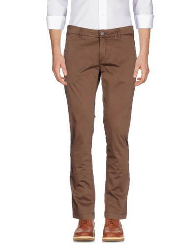 Shop Alessandro Dell'acqua Casual Pants In Brown