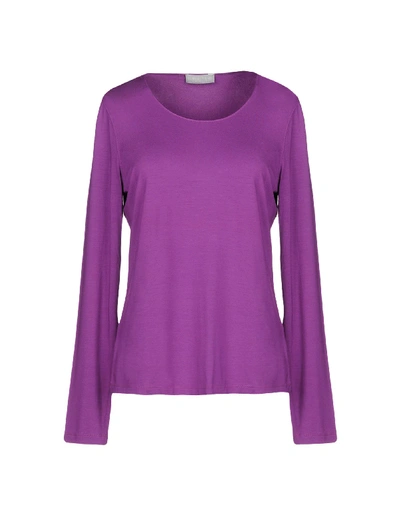 Shop Le Tricot Perugia T-shirt In Light Purple