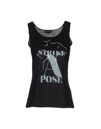 Shop Emporio Armani Tank Top In Black