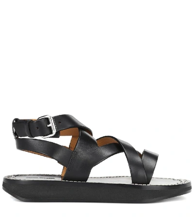 Isabel Marant Noelly Leather Sandals In | ModeSens