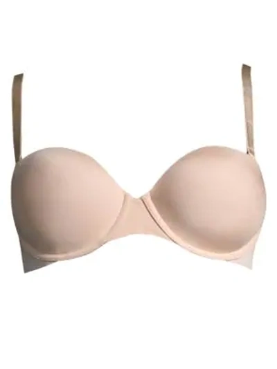 Shop Spanx Women's Up For Anything Strapless Bra In Champagne