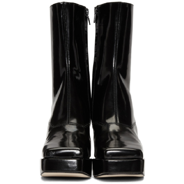 helmut lang square toe boots
