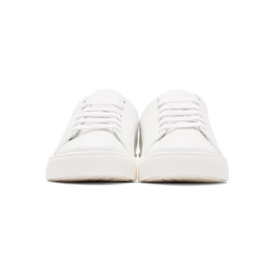 Shop Anya Hindmarch White And Pink Smiley Sneakers In White/bubbl