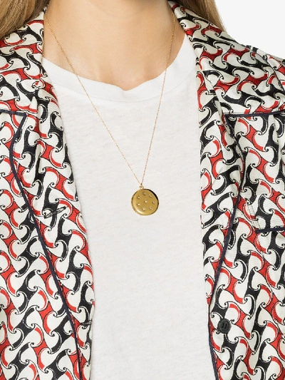Shop Sasha Samuel Gold-plated Adriane Crystal Pearl Locket Necklace In Metallic