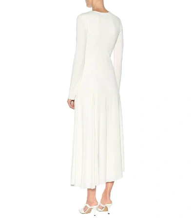 Shop The Row Talluah Ribbed-knit Dress In White