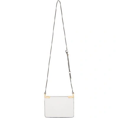Shop Marni White Mini Trunk Bag In Zw10n Pearl