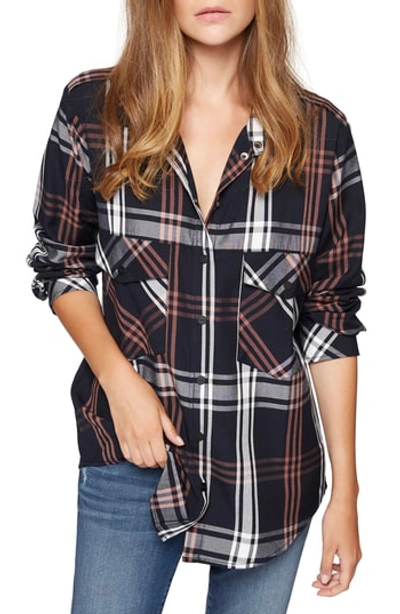 Shop Sanctuary Plaid Boyfriend Shirt In Heritage Plaid