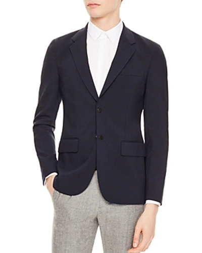 Shop Sandro New Delta Slim Fit Sport Coat In Navy Blue