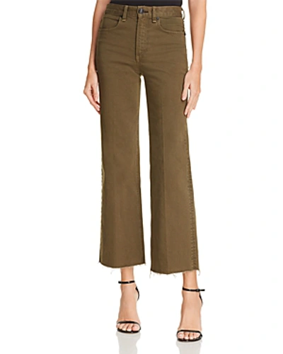 Shop Rag & Bone /jean Justine Ankle Trouser Jeans In Army - 100% Exclusive In Army Green