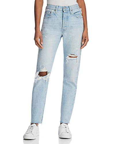 Shop Levi's 501 Skinny Jeans In Semi Charming