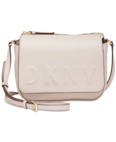 Shop Dkny Tilly Small Flap Crossbody, Created For Macy's In Carnation