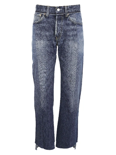 Shop Vetements Reworked Push Up Jeans In Blue