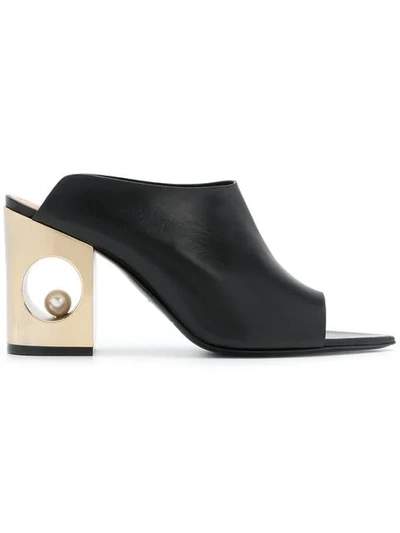 Shop Coliac Block Heel Sandals - Black