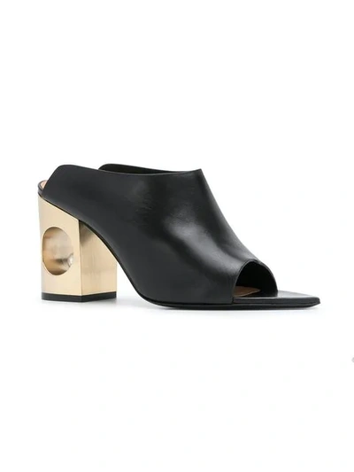 Shop Coliac Block Heel Sandals - Black
