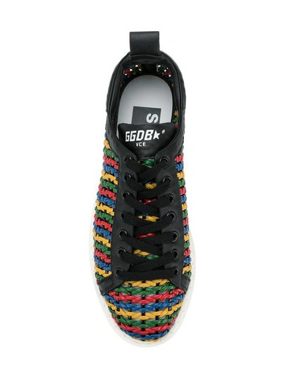 Shop Golden Goose Deluxe Brand Starter Sneakers - Multicolour