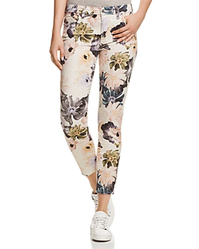 Shop 7 For All Mankind Printed Ankle Skinny Jeans In Desert Garden