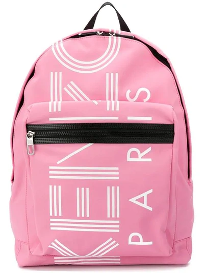 Shop Kenzo Large  Logo Backpack