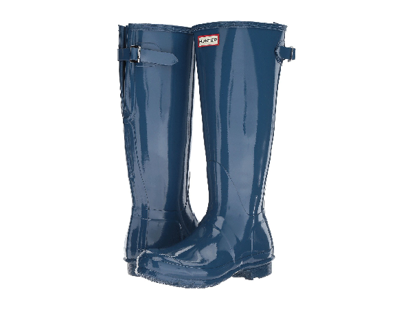 hunter adjustable back gloss rain boot