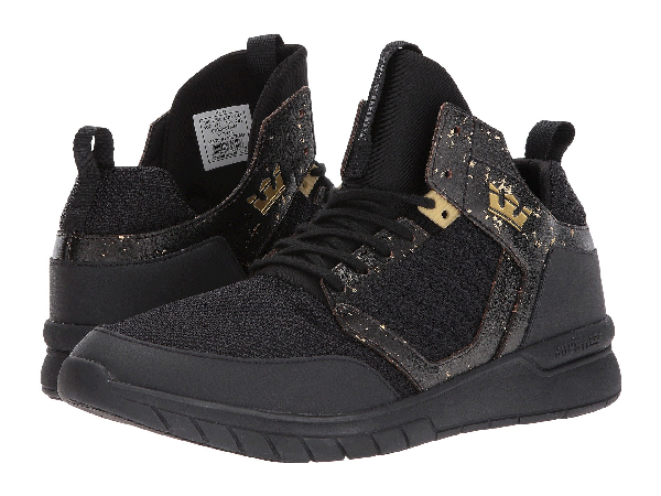 black and gold supras