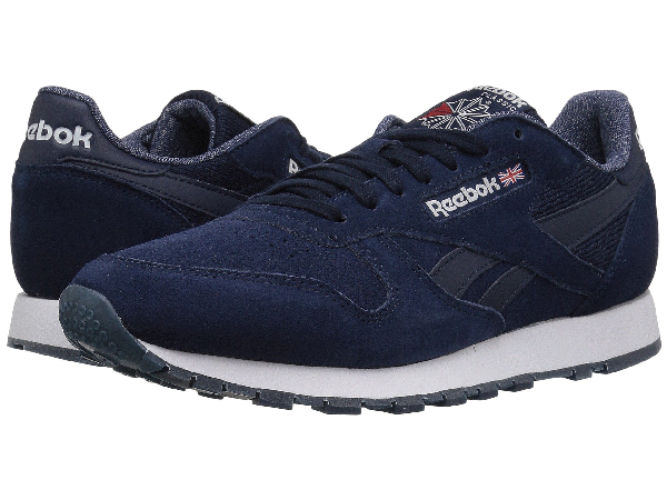 Reebok Classic Leather Nm In College Navy/white | ModeSens