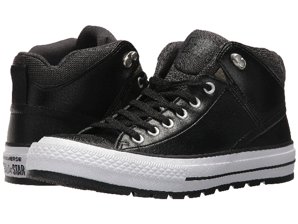 Converse Chuck Taylor® All Star® Street Boot Leather Hi In Black/storm Wind  | ModeSens
