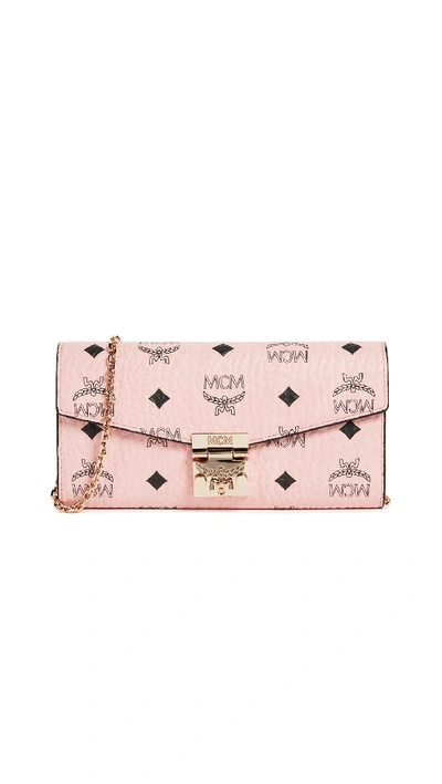 Shop Mcm Patricia Mini Bag In Soft Pink