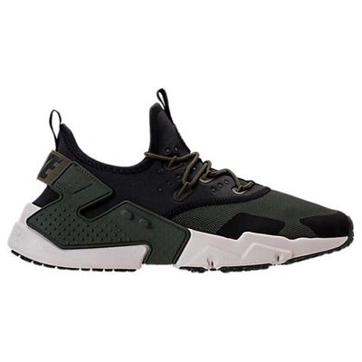 Shop Nike Men's Air Huarache Run Drift Casual Shoes, Green