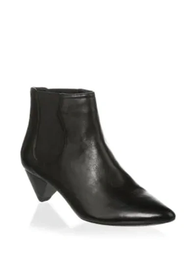 Shop Joie Barleena Leather Ankle Boots In Black