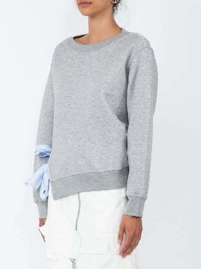 Shop Stella Mccartney Lace-up Sweatshirt