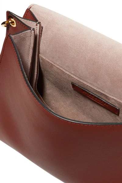 Shop Jw Anderson Pierce Medium Leather Shoulder Bag In Tan