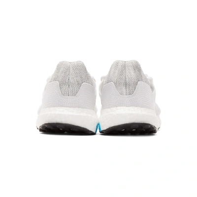 Shop Adidas By Stella Mccartney Grey Ultraboost Parley Slip-on Sneakers In Stone/white/mirblu