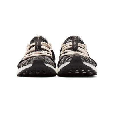 Shop Adidas By Stella Mccartney Black Ultraboost Parley Slip-on Sneakers In Black/white