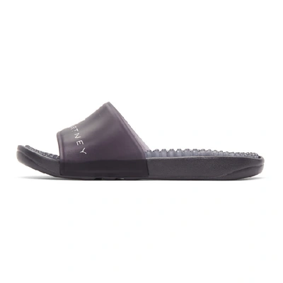 Shop Adidas By Stella Mccartney Black Adissage Slides