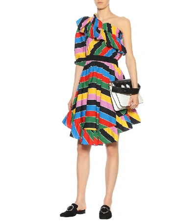 Shop Philosophy Di Lorenzo Serafini Ruffled Cotton Dress