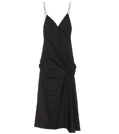 Shop Jacquemus La Robe Samba Wool Dress In Black