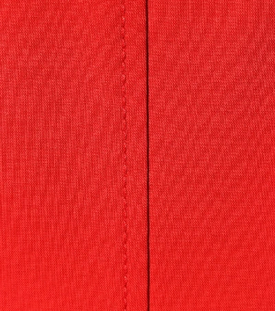 Shop Versace Stretch Wool Blazer In Red