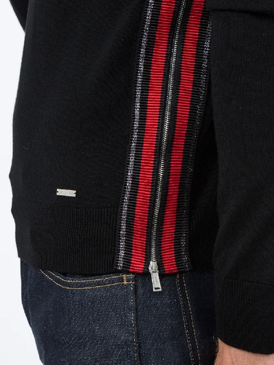 Shop Dsquared2 Zip Panel Sweater