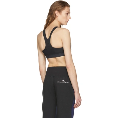 Shop Adidas By Stella Mccartney Black P Ess Sports Bra