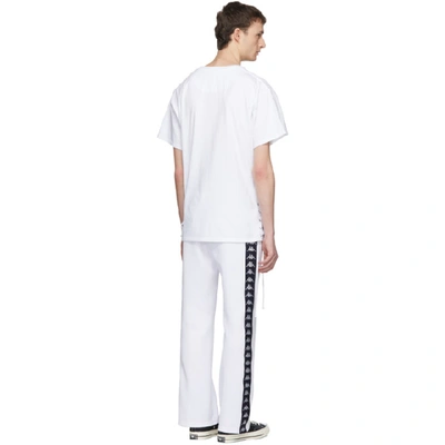 Shop Faith Connexion White Laced T-shirt In 100 White