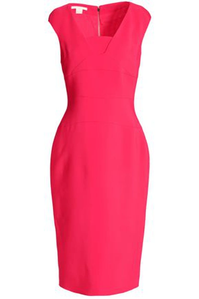 Shop Antonio Berardi Woman Layered Crepe Dress Bright Pink