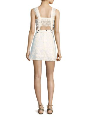 for love and lemons tati pinafore dress