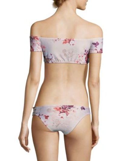 Shop Sinesia Karol Bk Mirian Bikini Top In Floral