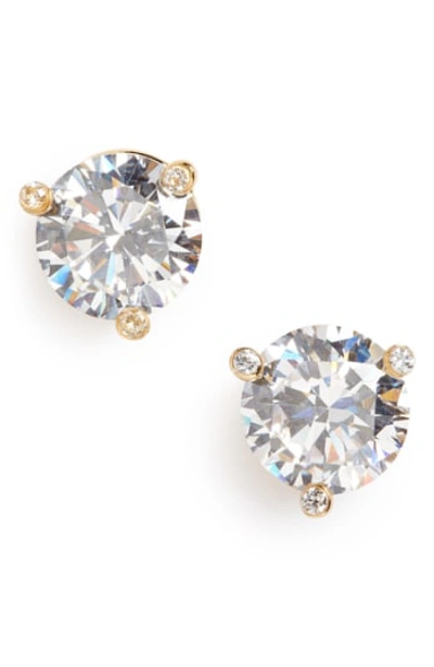 Shop Kate Spade 'rise And Shine' Stud Earrings In Clear
