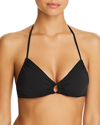 Shop Soluna Solid Bralette Bikini Top In Black