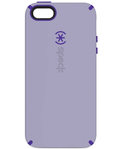 Shop Speck Candyshell Phone Case For Iphone 5/5s/se In Heather Purple/ultraviolet Purple