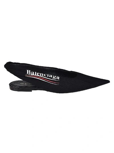 Shop Balenciaga Knife Mules In Nero