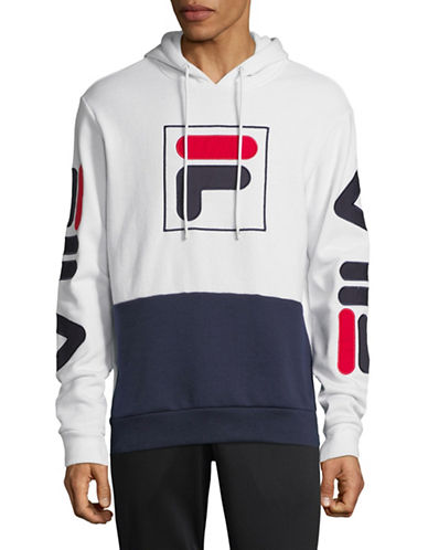 fila hoodie white