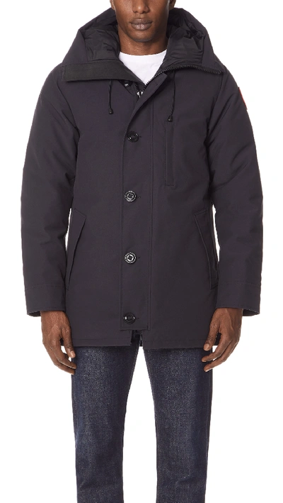 Shop Canada Goose Chateau Parka Navy