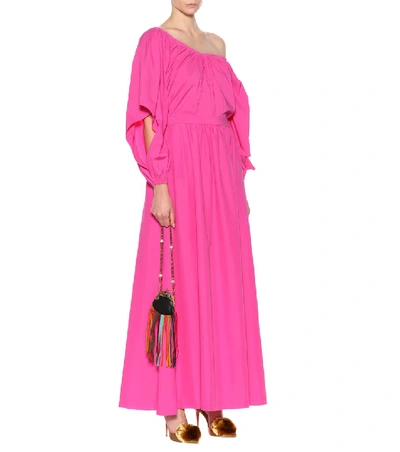 Shop Rosie Assoulin High-waisted Maxi Skirt In Pink